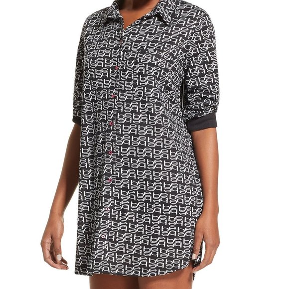 Bebe Intimates Sleepwear Bebe Black White Logo Sleepshirt Nwt Poshmark Bebe Intimates Sleepwear Bebe Black White Logo Sleepshirt Nwt Poshmark